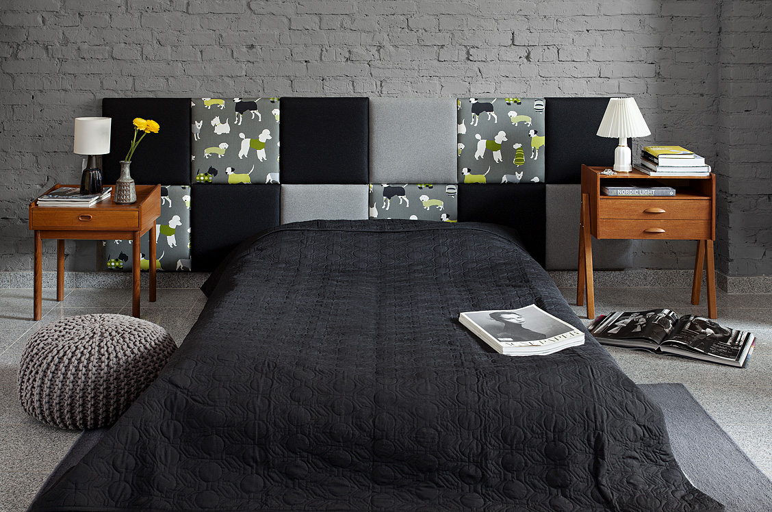 panele tapicerowane, tapicerowany zagłówek łóżka