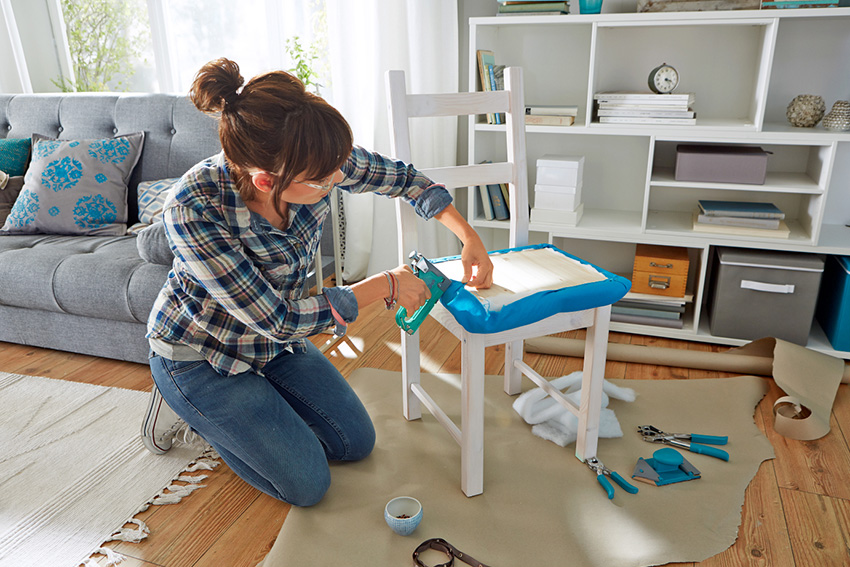 dekoracja ścian i mebli DIY